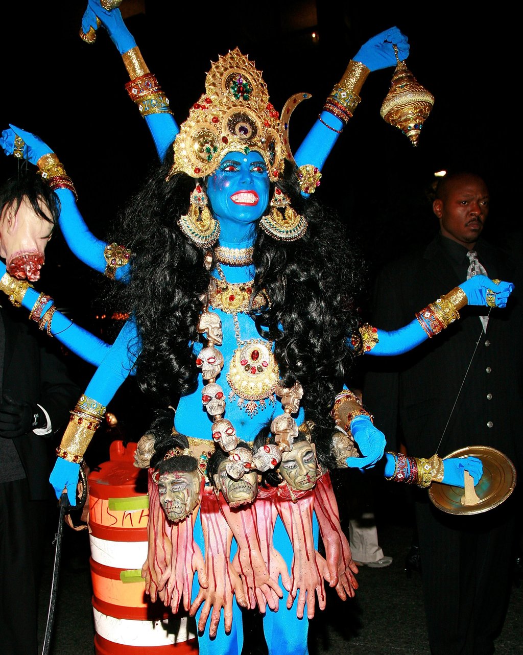 Heidi Klum in her gruesome take on Hindu goddess Kali in 2008. Photo: FilmMagic Heidi Klum in her gruesome take on Hindu goddess Kali in 2008. Photo: FilmMagic