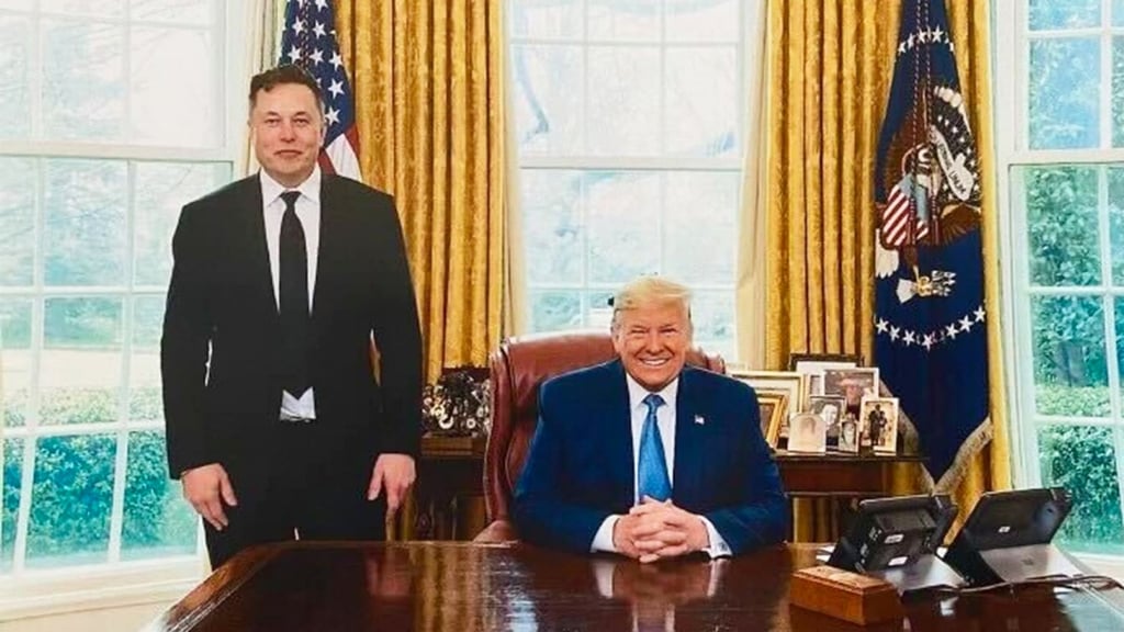 Elon Musk and Donald Trump’s relationship has not exactly been smooth-sailing over the years. Photo: @elonmusk/Twitter