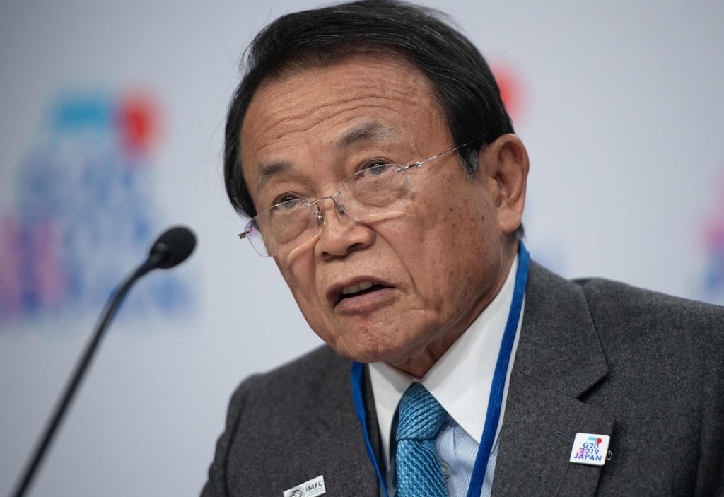 Former Japanese Prime Minister Taro Aso. Photo: AFP