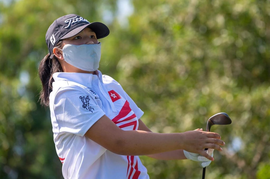 Hong Kong’s Sophie Han in action during the first round of the Women’s Amateur Asia-Pacific Championship in Thailand. Photo: The R&A Hong Kong’s Sophie Han in action during the first round of the Women’s Amateur Asia-Pacific Championship in Thailand. Photo: The R&A