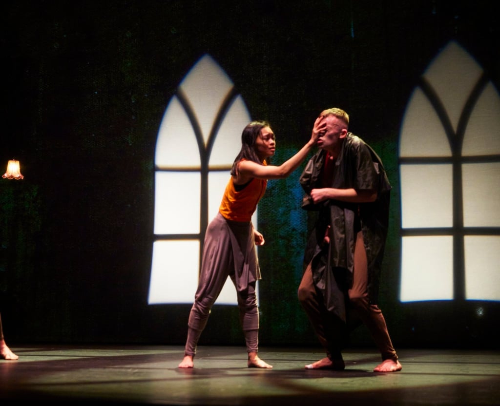 Jan Mikaela Villanueva (left), a recent graduate of the Hong Kong Academy for Performing Arts, is one of two dancers who will play Mowgli during the show’s run in Hong Kong. Photo: Ambra Vernuccio