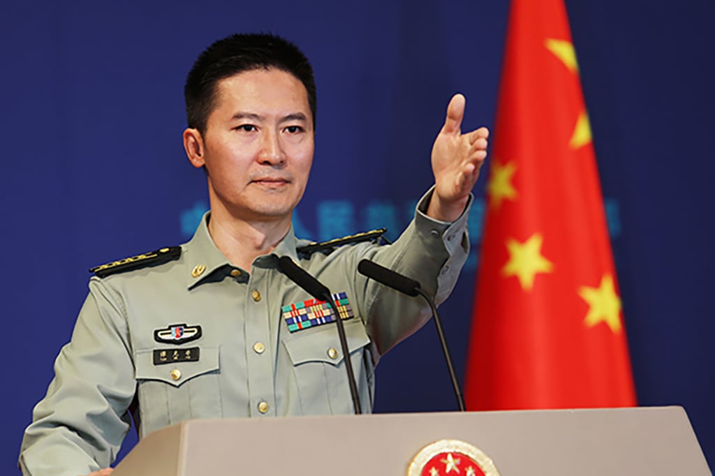 Defence Ministry spokesman Tan Kefei. Photo: China Ministry of Defence