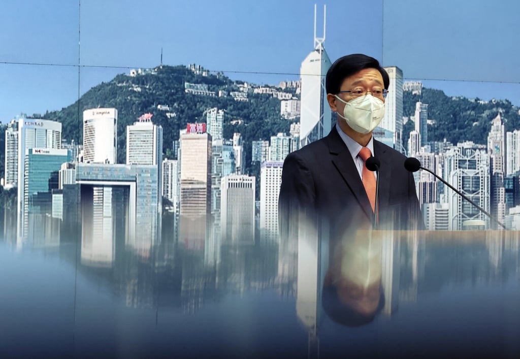 Chief Executive John Lee. Photo: Edmond So