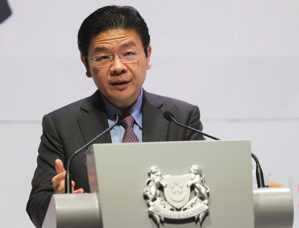 Lawrence Wong, the deputy prime minister and finance minister, first confirmed the plan to increase the tax rate when unveiling the 2022 budget in February. Photo: Reuters