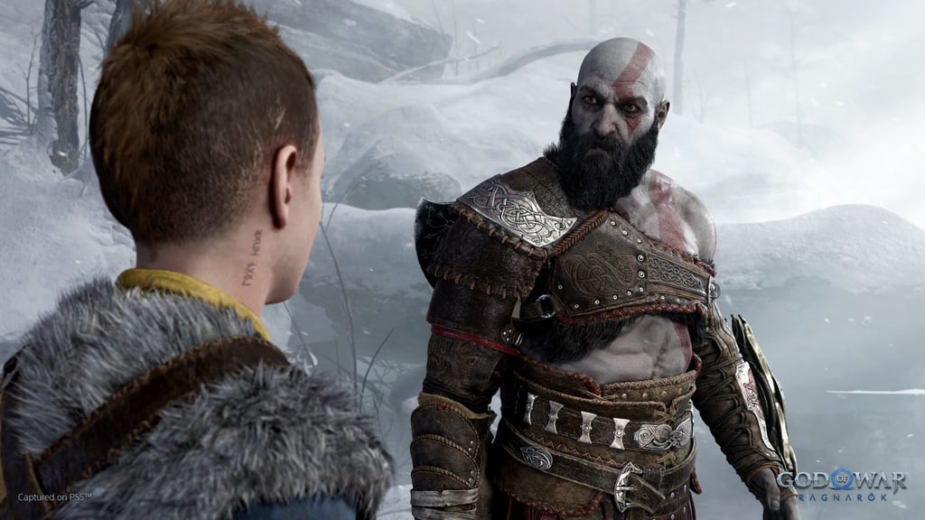 A still from God of War Ragnarok. Image: Sony PlayStation A still from God of War Ragnarok. Image: Sony PlayStation