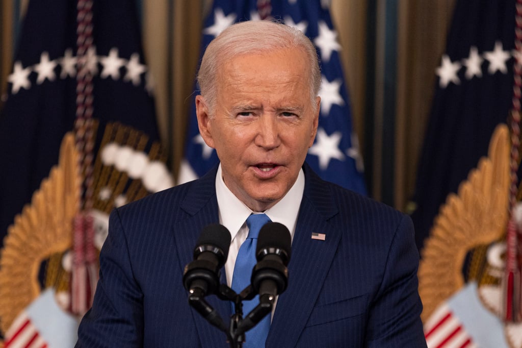 Biden during a news conference on Wednesday following the 2022 midterm elections. Photo: Xinhua Biden during a news conference on Wednesday following the 2022 midterm elections. Photo: Xinhua