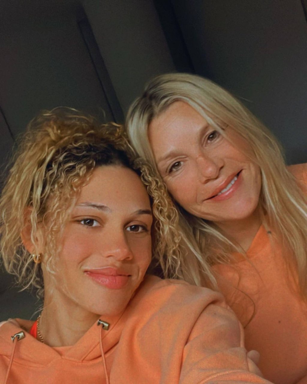 Trinity Rodman (left) and her mother Michelle Moyer (right). Photo: @trinity_rodman/Instagram