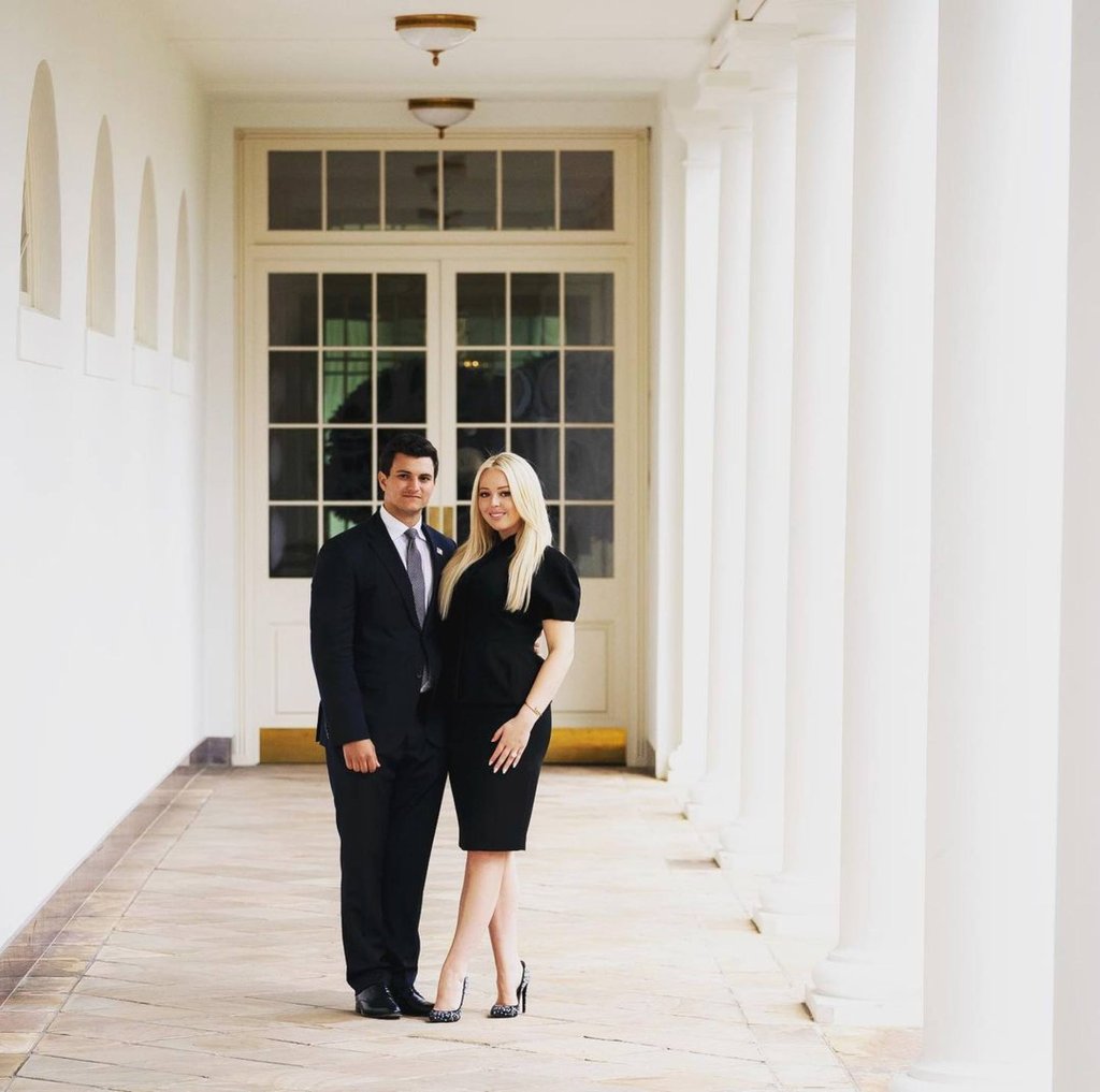 Michael Boulos (left) and Tiffany Trump (right) announced their engagement in January 2021. Photo: @michaelboulos/Instagram