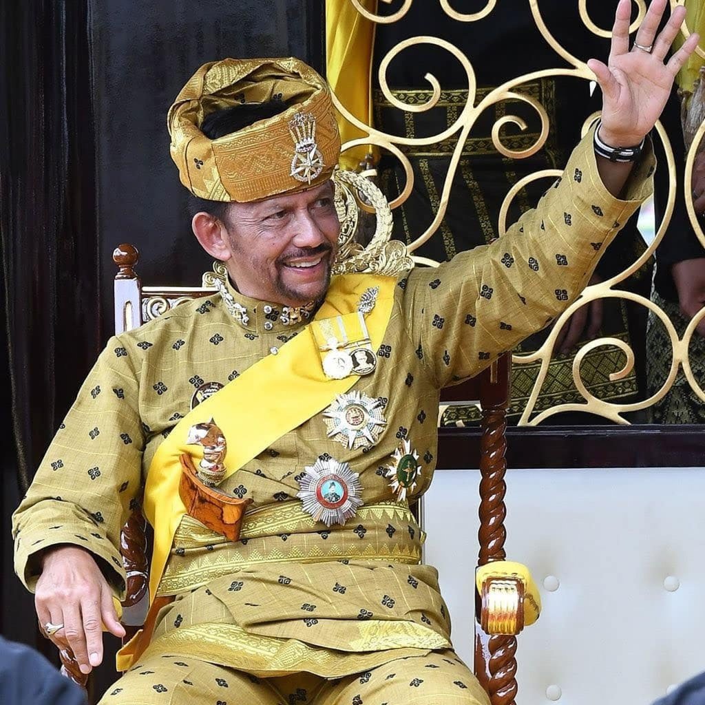 Hassanal Bolkiah ibni Omar Ali Saifuddien III, the 29th sultan of Brunei. Photo: @theallegiance.bn/Instagram