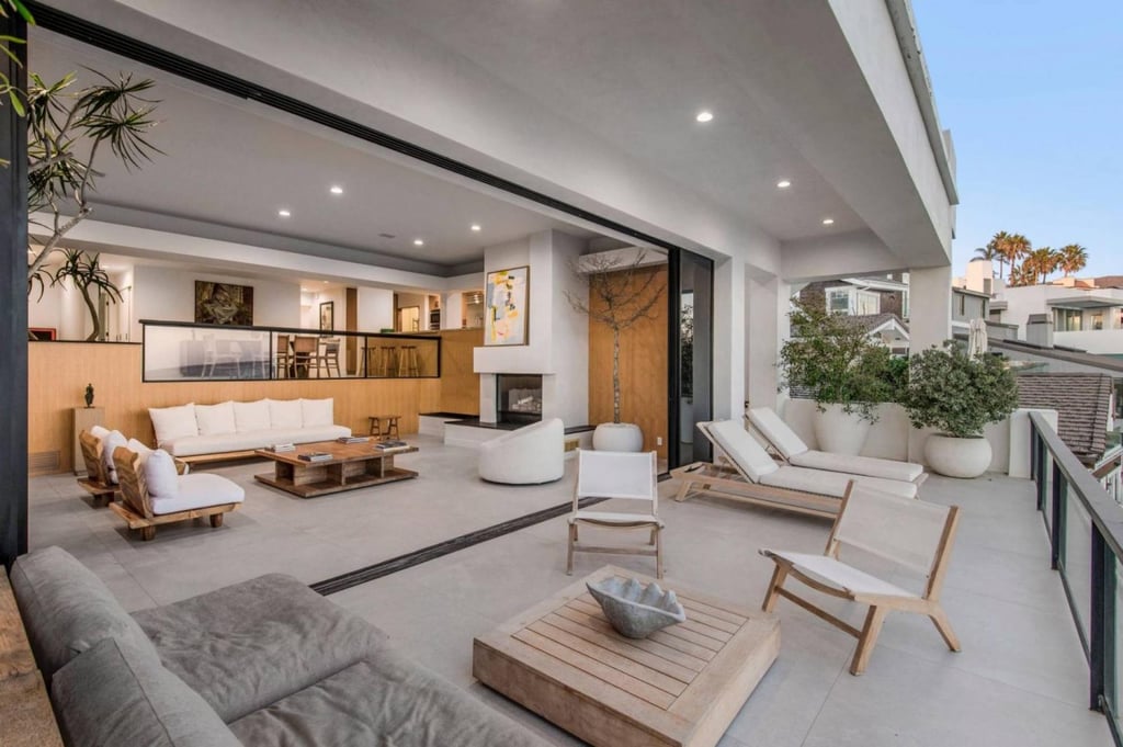Steve McQueen’s Malibu beach home has been given a modern update since his death in 1980. Photo: Coldwell Banker