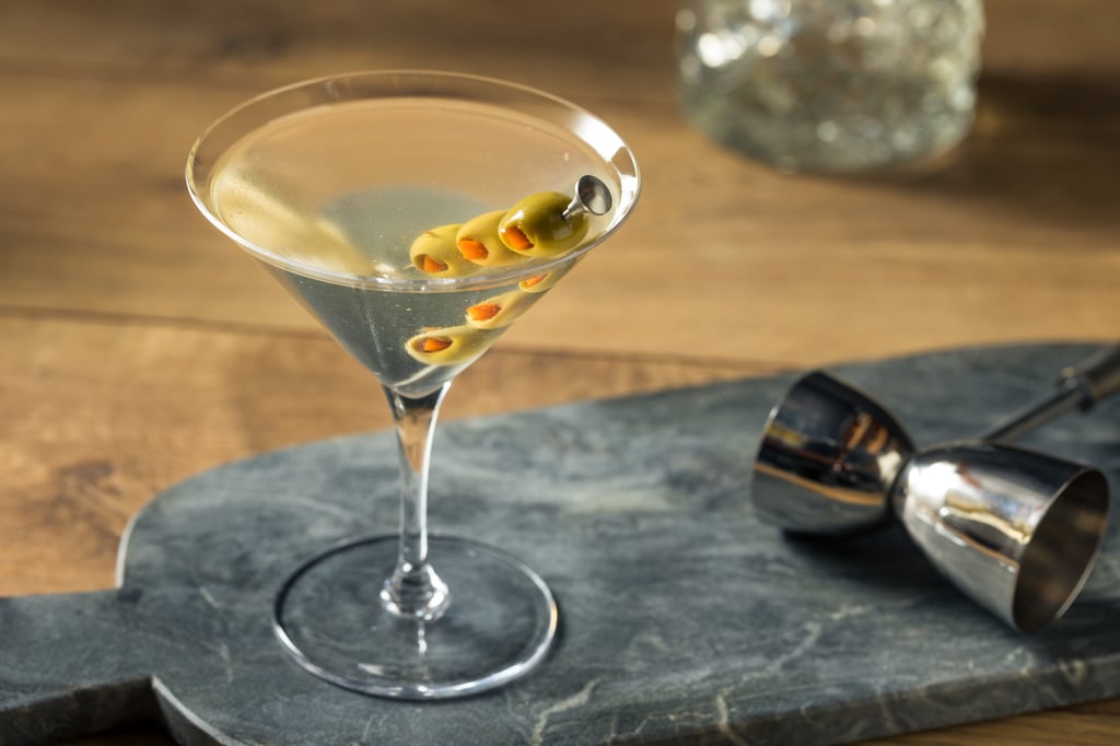 The dirty martini is believed to have originated in 1901 in New York. Photo: Shutterstock The dirty martini is believed to have originated in 1901 in New York. Photo: Shutterstock