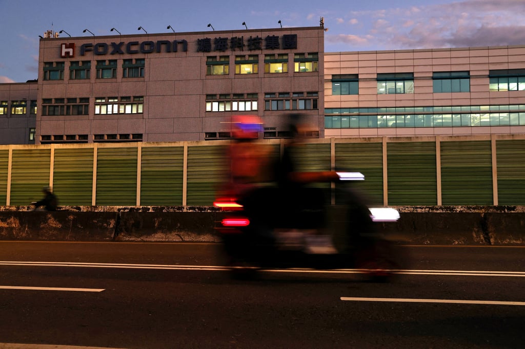 The Foxconn’s building in Taipei, Taiwan. Photo: Reuters The Foxconn’s building in Taipei, Taiwan. Photo: Reuters
