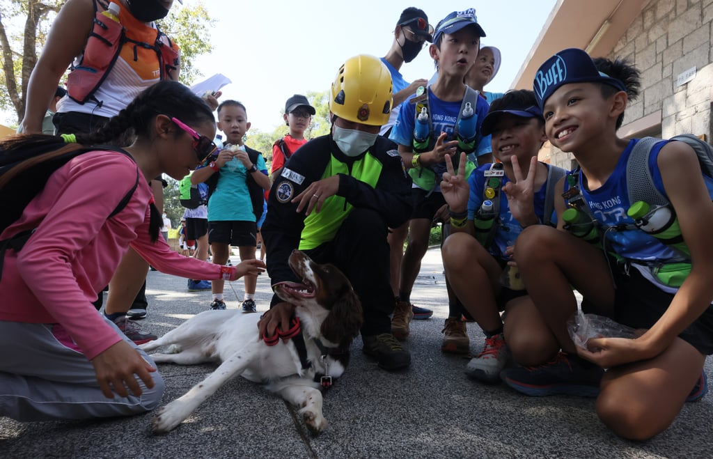 Police roll out the Project Hill Pal campaign to raise awareness about the importance of hiking with other people instead of hitting the trails alone. Photo: Dickson Lee