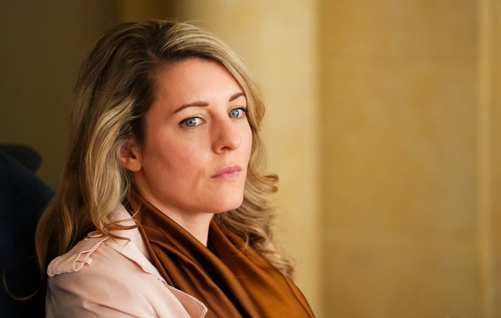 Canada’s foreign minister Melanie Joly in Djerba, Tunisia on Sunday. Photo: The Canadian Press via AP