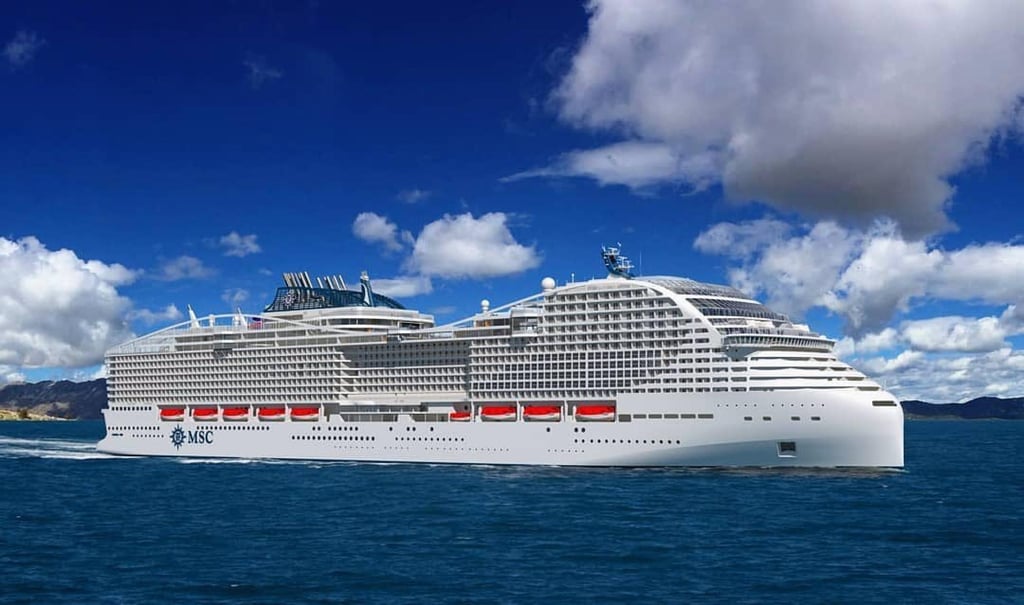 The MSC World Europa has been dubbed the HMS WAG due to the fact that its currently home to several English footballers’ wives. Photo: @mscworldeuropa/Instagram