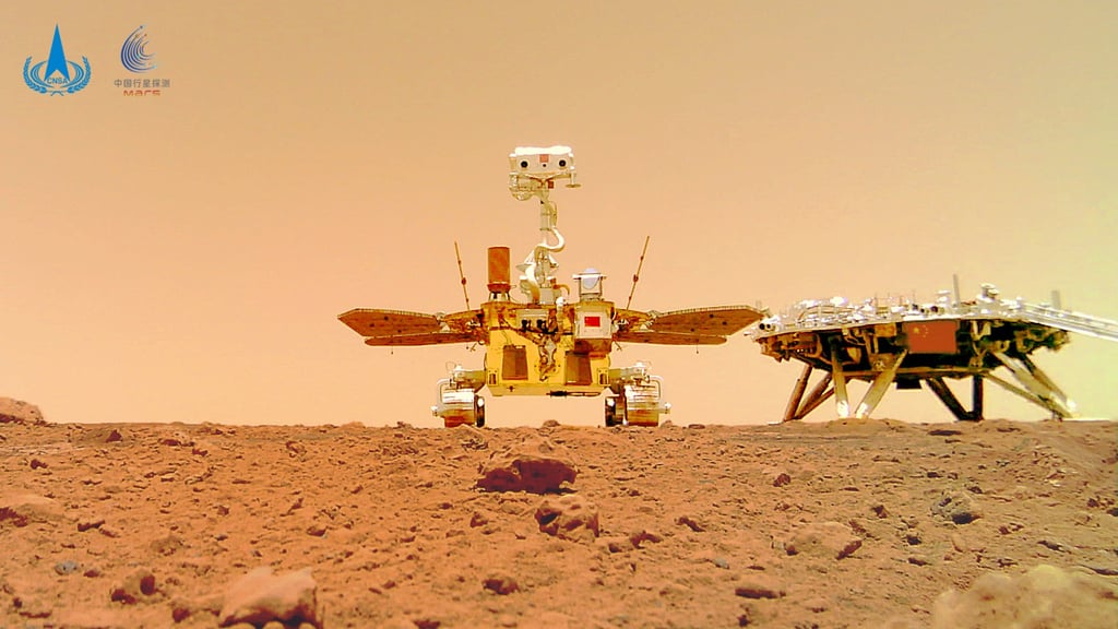PolyU’s innovative mapping techniques played a key role in China’s first Mars mission. Photo: China National Space Administration