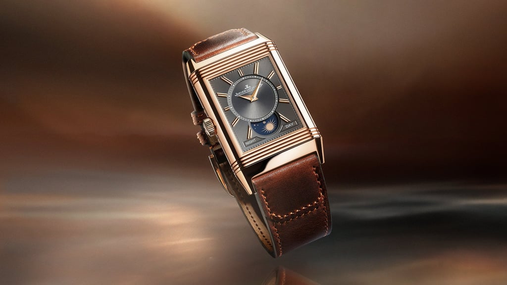 The 2022 Jaeger-LeCoultre Reverso Tribute Duoface Calendar Gold.