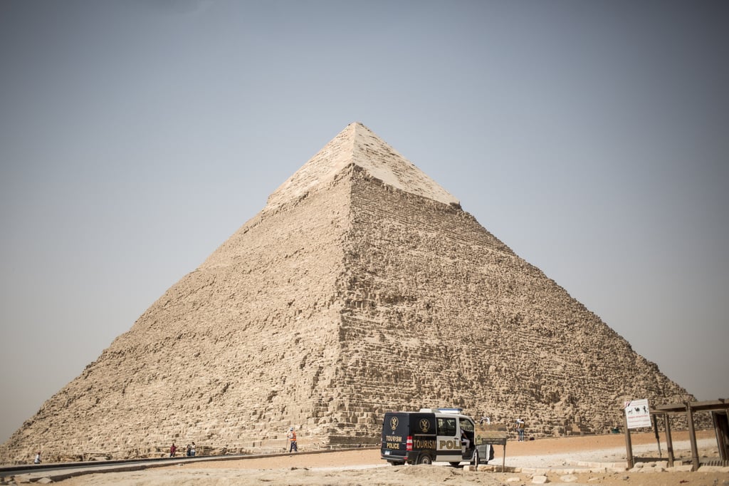The Pyramid of Khafre, the second largest pyramid on the Giza plateau in Egypt. Photo: DPA The Pyramid of Khafre, the second largest pyramid on the Giza plateau in Egypt. Photo: DPA