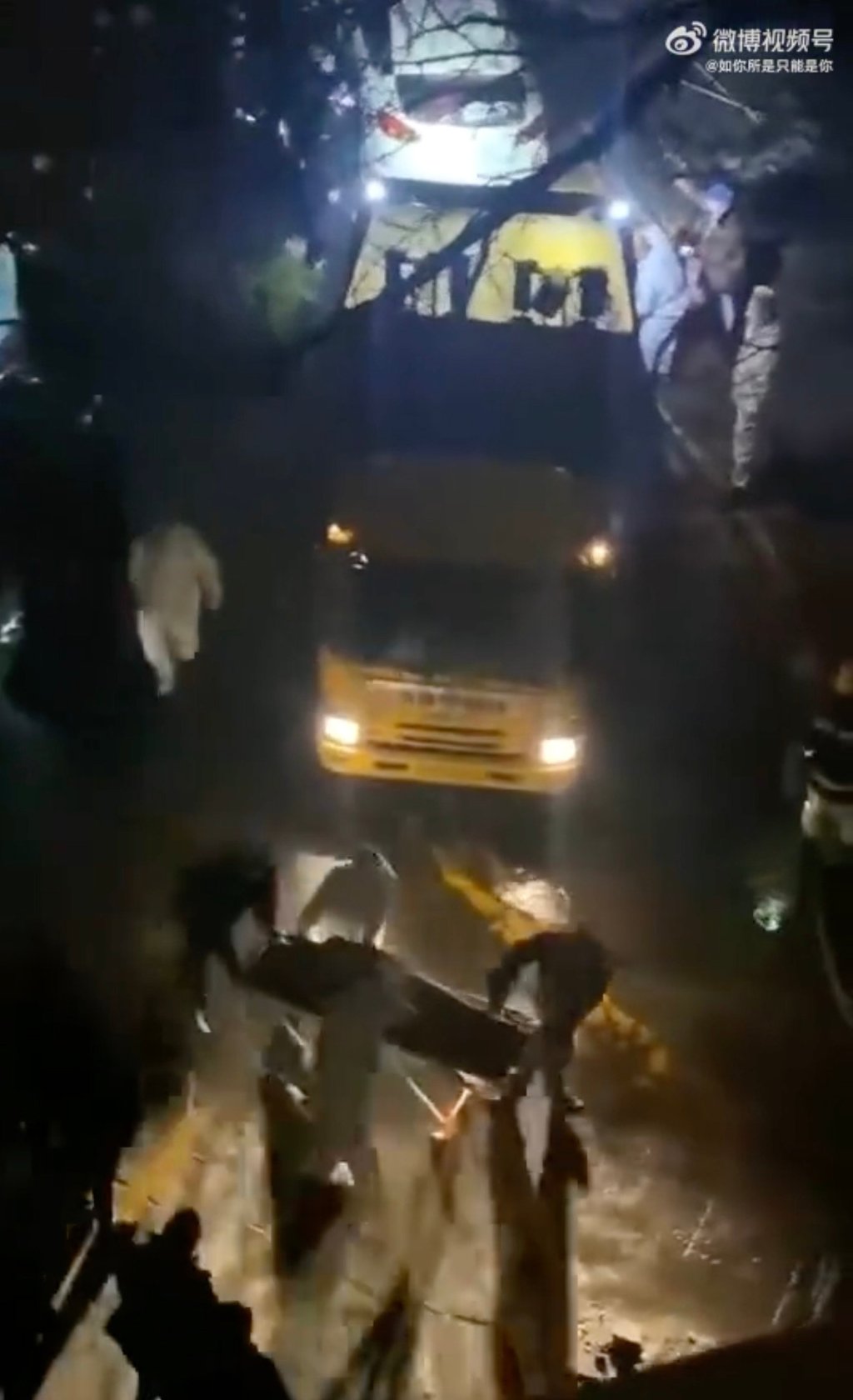 Images shared online suggest that fire crews had trouble reaching the fire, which took four hours to put out. Photo: Handout Images shared online suggest that fire crews had trouble reaching the fire, which took four hours to put out. Photo: Handout