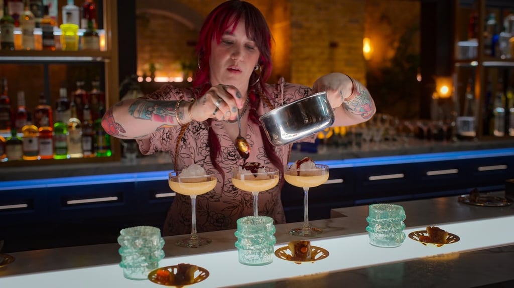 A still from cocktail-making reality show Drink Masters. Photo: Netflix A still from cocktail-making reality show Drink Masters. Photo: Netflix