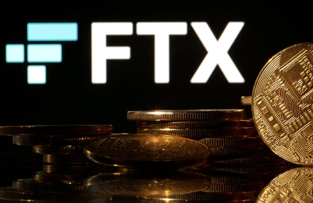 Representations of cryptocurrencies are seen in front of displayed FTX logo in this illustration taken November 10. Photo: Reuters Representations of cryptocurrencies are seen in front of displayed FTX logo in this illustration taken November 10. Photo: Reuters