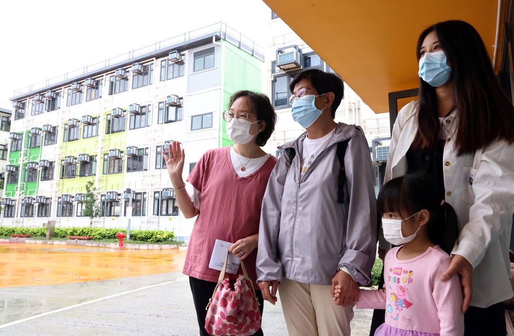 Residents at United Court in Yuen Long are among the few takers of the transitional housing project. Photo: K.Y. Cheng Residents at United Court in Yuen Long are among the few takers of the transitional housing project. Photo: K.Y. Cheng