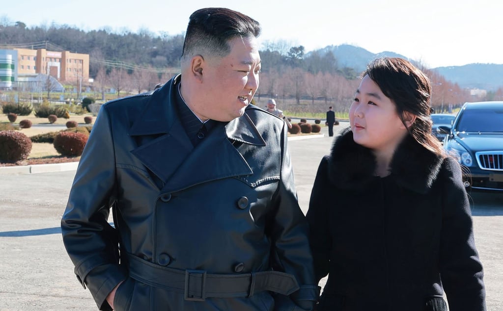 North Korean leader Kim Jong-un and his daughter attend an alleged test of a Hwasong-17 intercontinental ballistic missile at an undisclosed location in North Korea. Photo: KCNA/dpa North Korean leader Kim Jong-un and his daughter attend an alleged test of a Hwasong-17 intercontinental ballistic missile at an undisclosed location in North Korea. Photo: KCNA/dpa