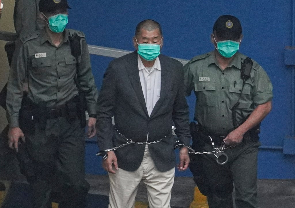 Media tycoon Jimmy Lai is facing charges of sedition and collusion with foreign forces under the Beijing-imposed national security law. Photo: Winson Wong