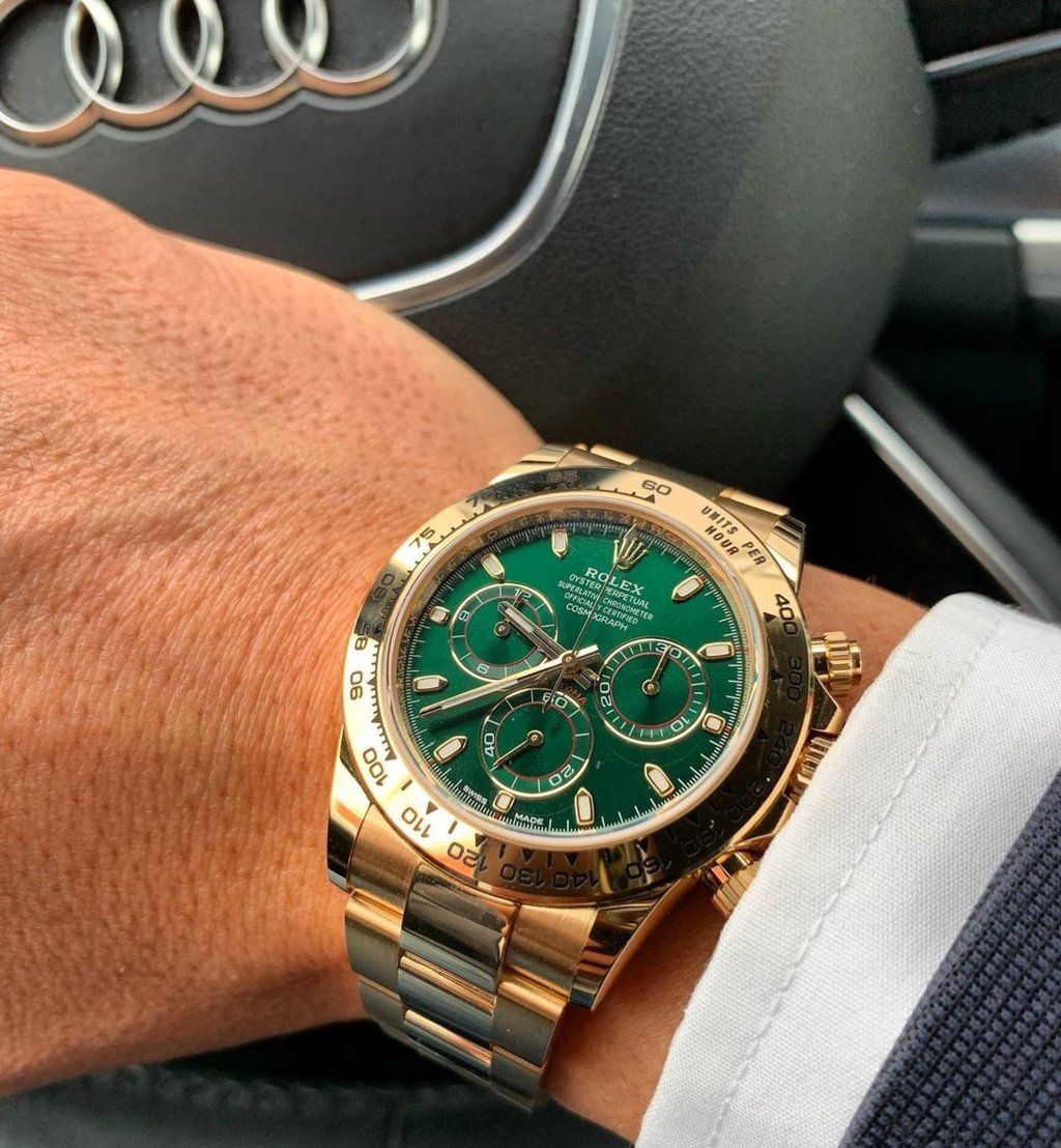 Rolex daytona green dial for sale outlet