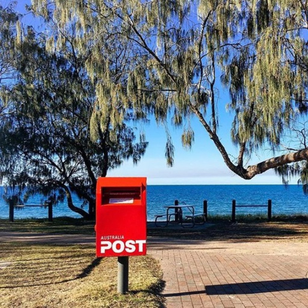 Australia Post has reached out to staff across the department to advise them about language and the postage of signs. Photo: Facebook