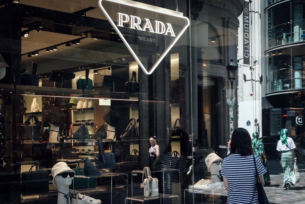 Prada launched a turnaround strategy in 2017 to halt a decline in sales and profit margins. Photo: Bloomberg Prada launched a turnaround strategy in 2017 to halt a decline in sales and profit margins. Photo: Bloomberg