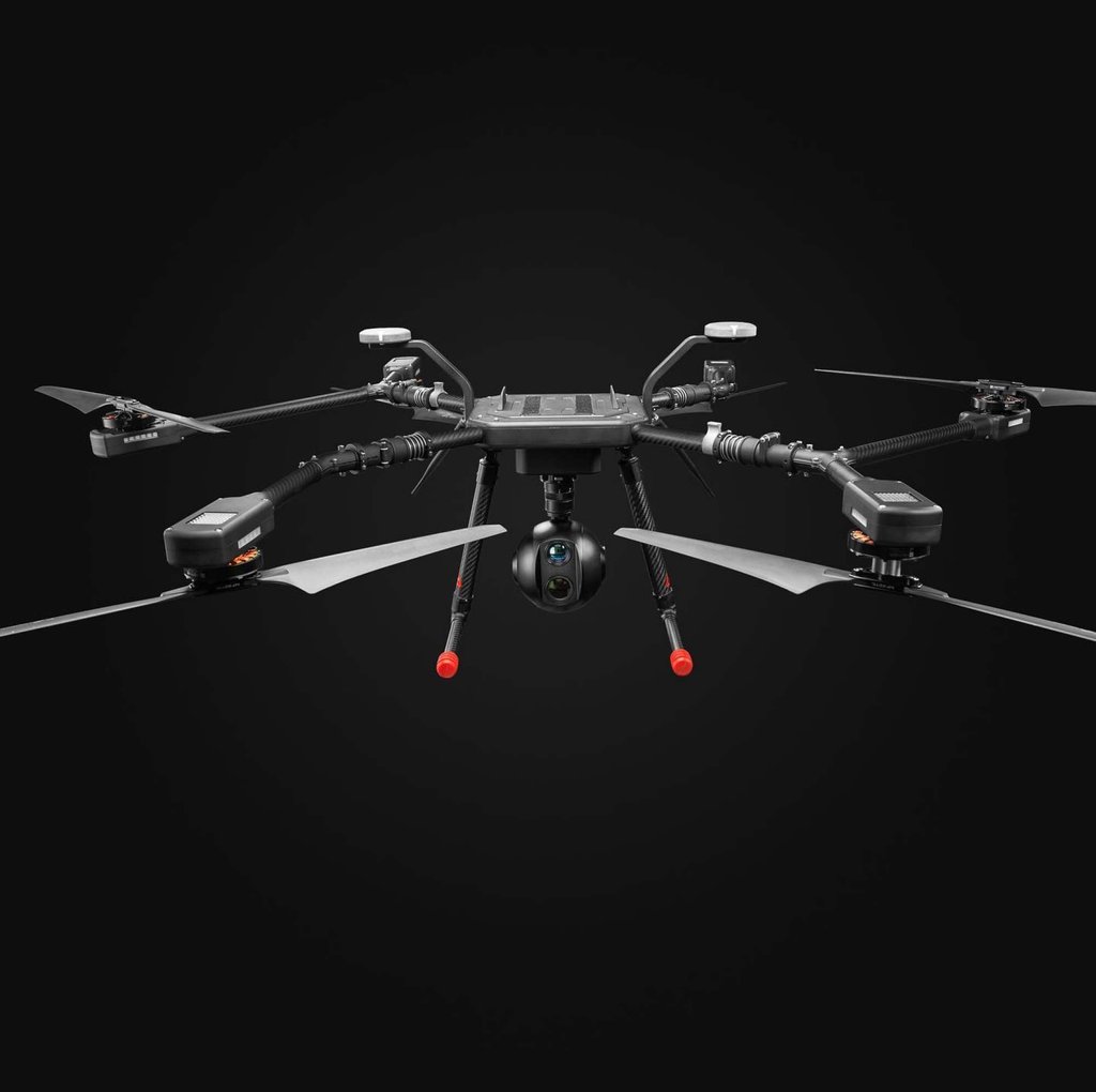 Airborne Drones’ Vanguard can capture. high quality film in the air for a full hour-and-a-half. Photo: @airbornedrones/Instagram