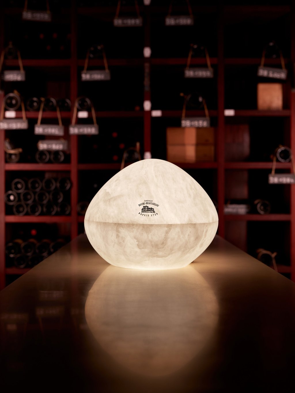 Le Beau Caillou, or “the beautiful stone” carved from alabaster.