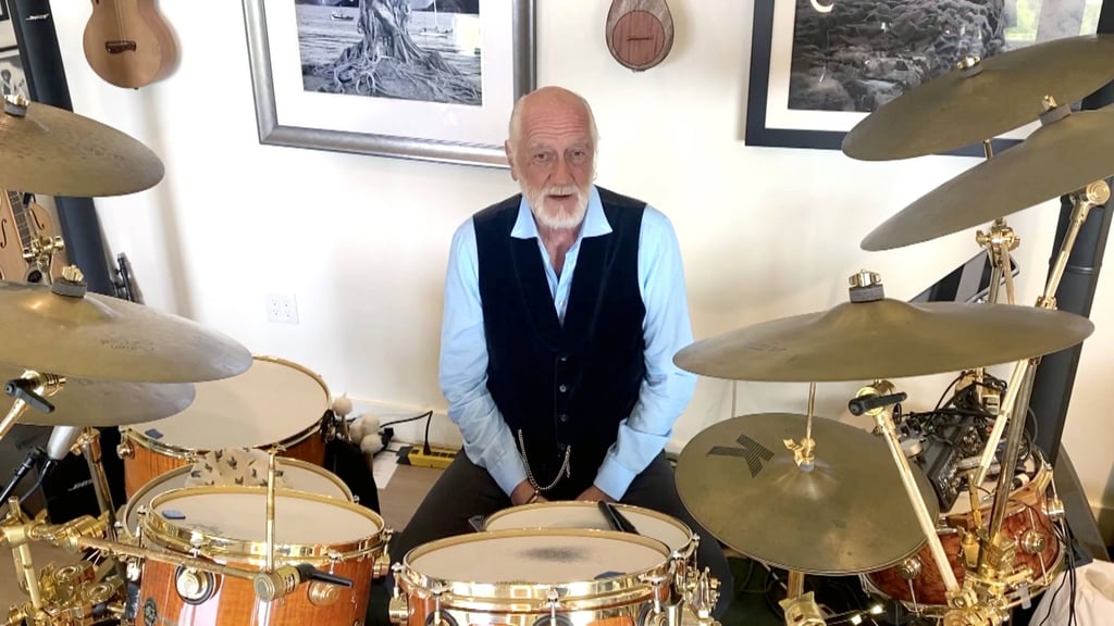 Mick Fleetwood attends MusiCares: Music On A Mission Online Celebration and Fundraiser during the 63rd Annual Grammy Awards in March 2021 in Los Angeles. Photo: AFP Mick Fleetwood attends MusiCares: Music On A Mission Online Celebration and Fundraiser during the 63rd Annual Grammy Awards in March 2021 in Los Angeles. Photo: AFP