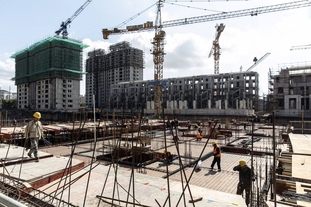Chinese banks have stepped up lending to developers after policymakers announced a rescue plan for the industry. Photo: Bloomberg