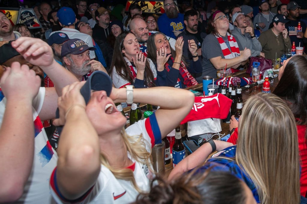 US fans have embraced the 2022 World Cup, with record numbers tuning in despite the time differences. Photo: AP