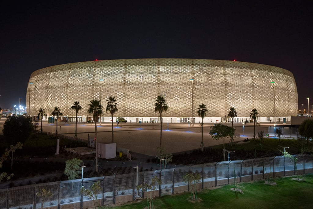 The Al Thumama Stadium in Doha. Photo: AP