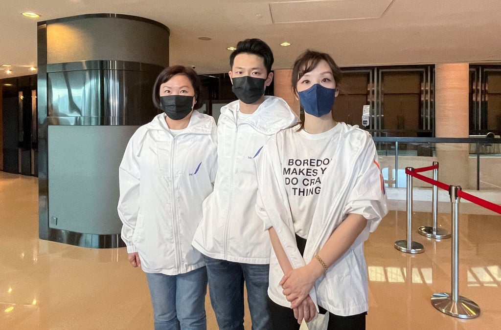The union’s vice-chairwoman Brenda Cheng (left), chairman Ken Chang and vice-chairwoman Grace Siu. Photo: Edith Lin The union’s vice-chairwoman Brenda Cheng (left), chairman Ken Chang and vice-chairwoman Grace Siu. Photo: Edith Lin