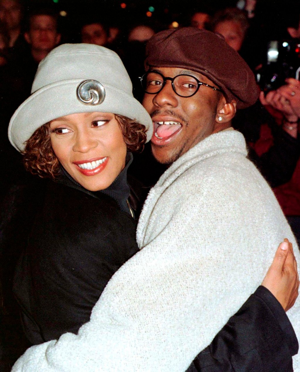Actress and singer Whitney Houston and her husband Bobby Brown pose for photographers in 1997. Photo: Reuters Actress and singer Whitney Houston and her husband Bobby Brown pose for photographers in 1997. Photo: Reuters