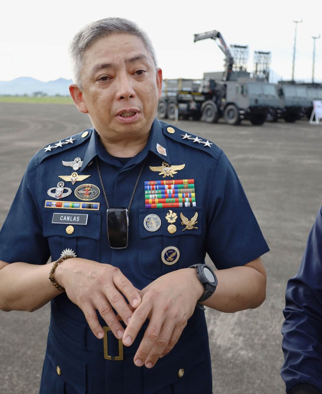 Philippine Air Force chief Lieutant General Connor Anthony D. Canlas said he welcomed the jets, as the Japanese “are now our allies”. Photo: Kyodo Philippine Air Force chief Lieutant General Connor Anthony D. Canlas said he welcomed the jets, as the Japanese “are now our allies”. Photo: Kyodo