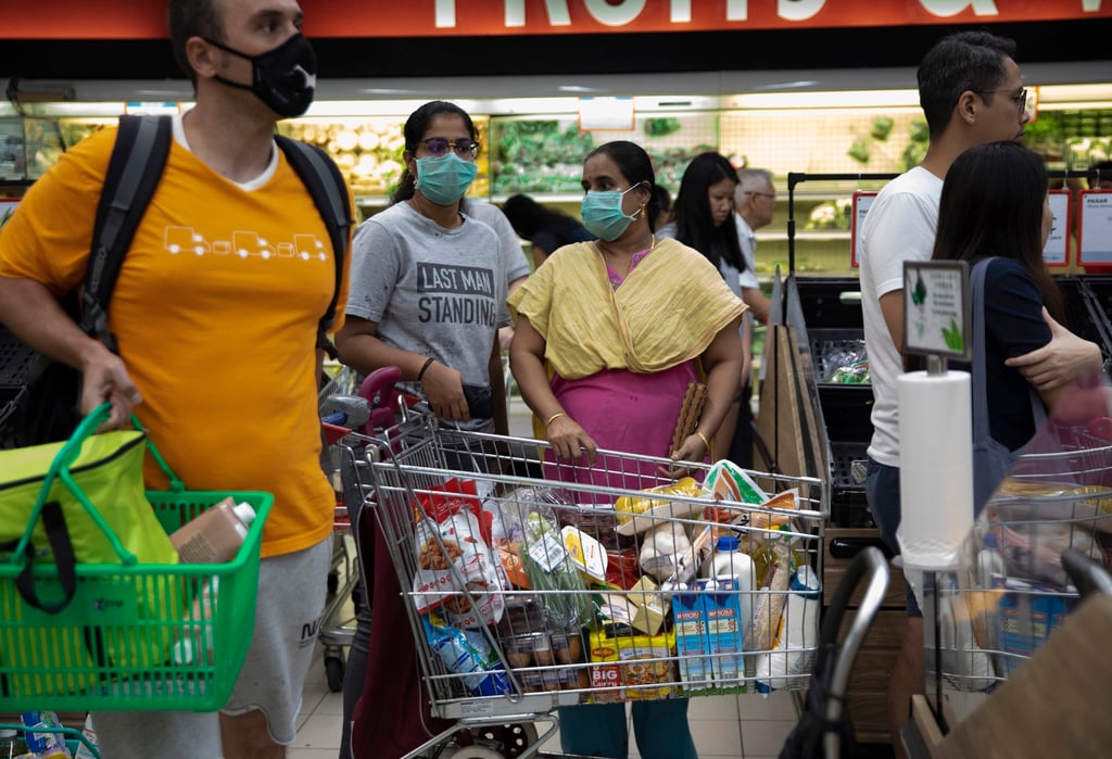Trust Bank, which is backed by Standard Chartered Bank and FairPrice Group, offered a free bag of rice with every bank account opened, along with rebates of about 20 per cent on grocery shopping. Photo: EPA-EFE Trust Bank, which is backed by Standard Chartered Bank and FairPrice Group, offered a free bag of rice with every bank account opened, along with rebates of about 20 per cent on grocery shopping. Photo: EPA-EFE