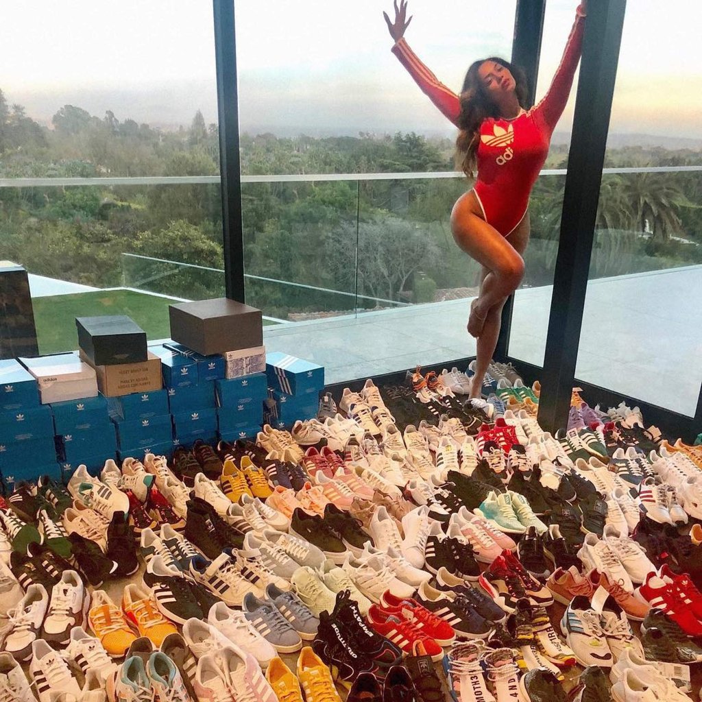 Beyoncé has a gigantic shoe collection. Photo: @beyonce/Instagram