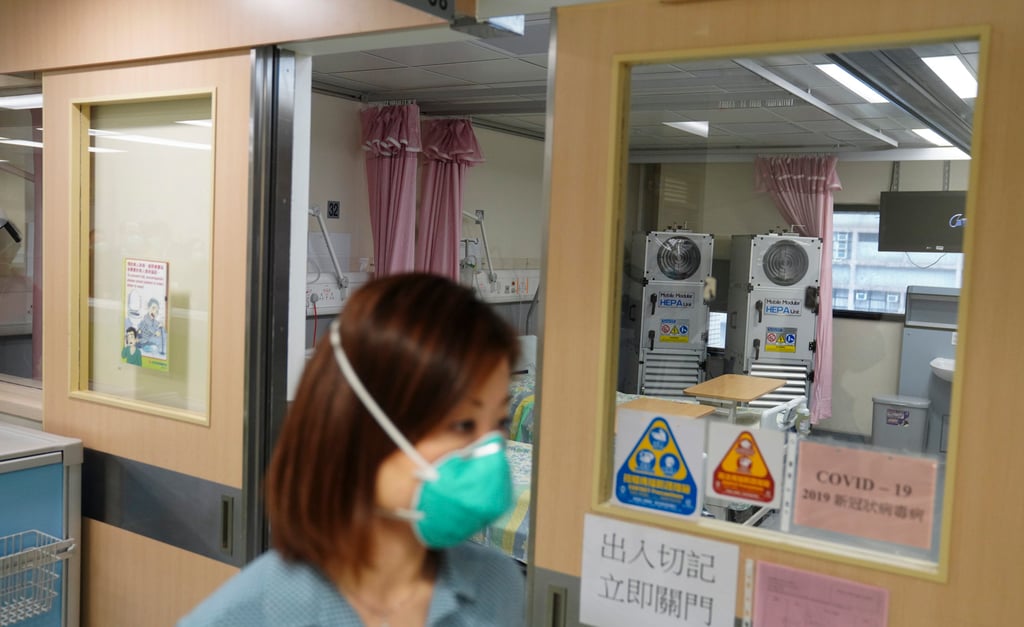 Only patients admitted to hospital who show signs of Covid-19 are being tested, and they can be discharged early once symptoms have subsided. Photo: Sam Tsang