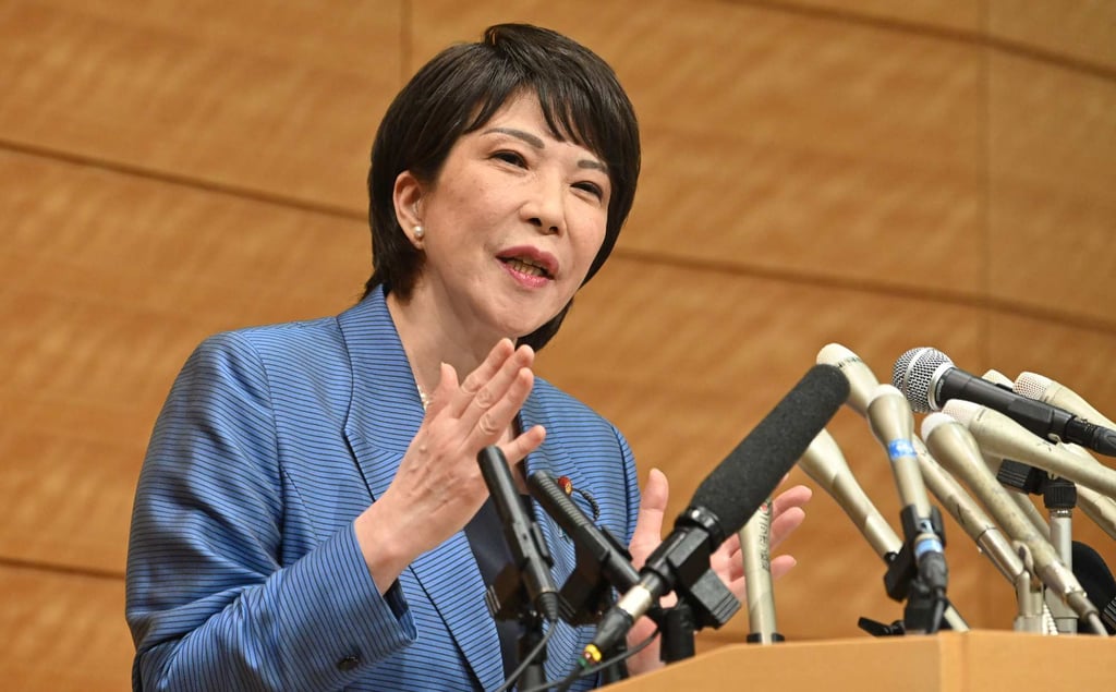 Economic security minister Sanae Takaichi. Photo: AFP