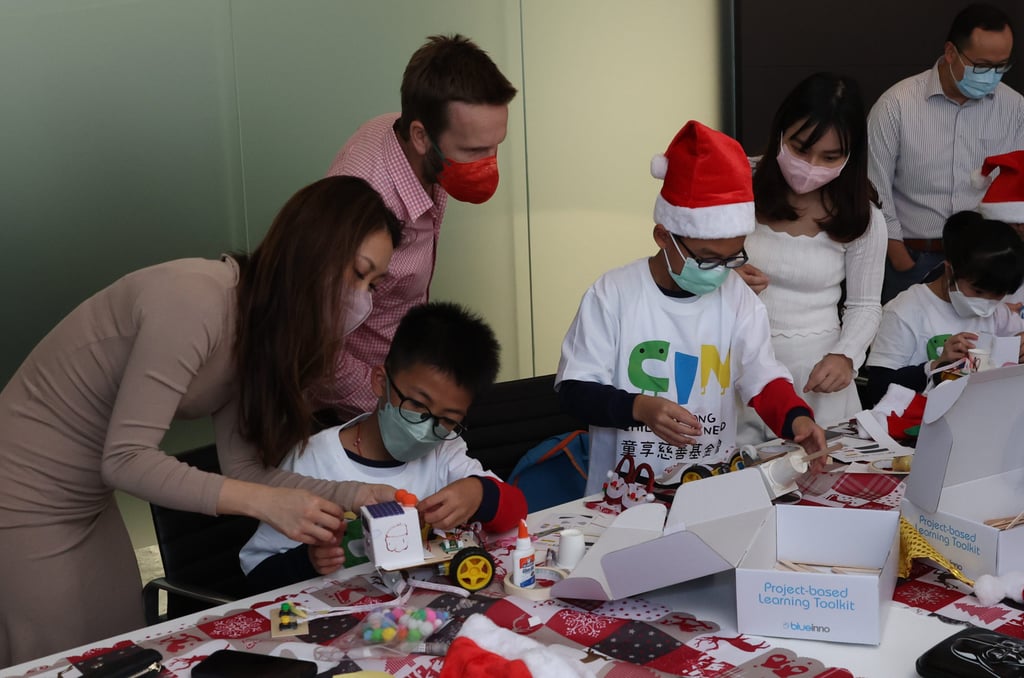 The sessions encourage children to embrace their creativity. Photo: Edmond So