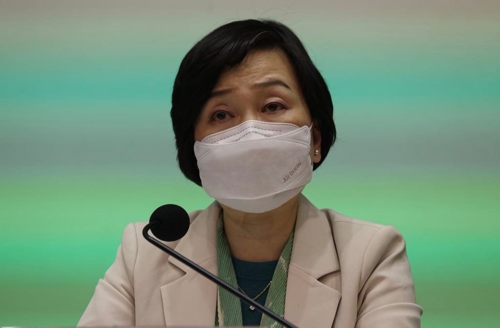 Secretary for Education Christine Choi’s bureau has rolled out a revised set of guidelines for teachers’ conduct. Photo: Jonathan Wong Secretary for Education Christine Choi’s bureau has rolled out a revised set of guidelines for teachers’ conduct. Photo: Jonathan Wong