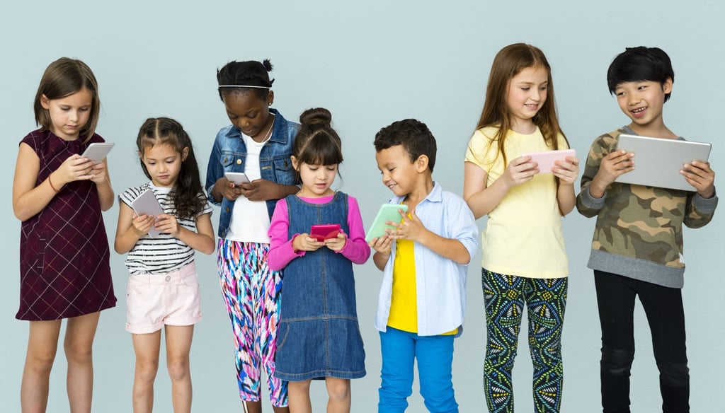 For children ages six and older, parents can determine how much time they should be allowed to spend using screens. Photo: Shutterstock For children ages six and older, parents can determine how much time they should be allowed to spend using screens. Photo: Shutterstock