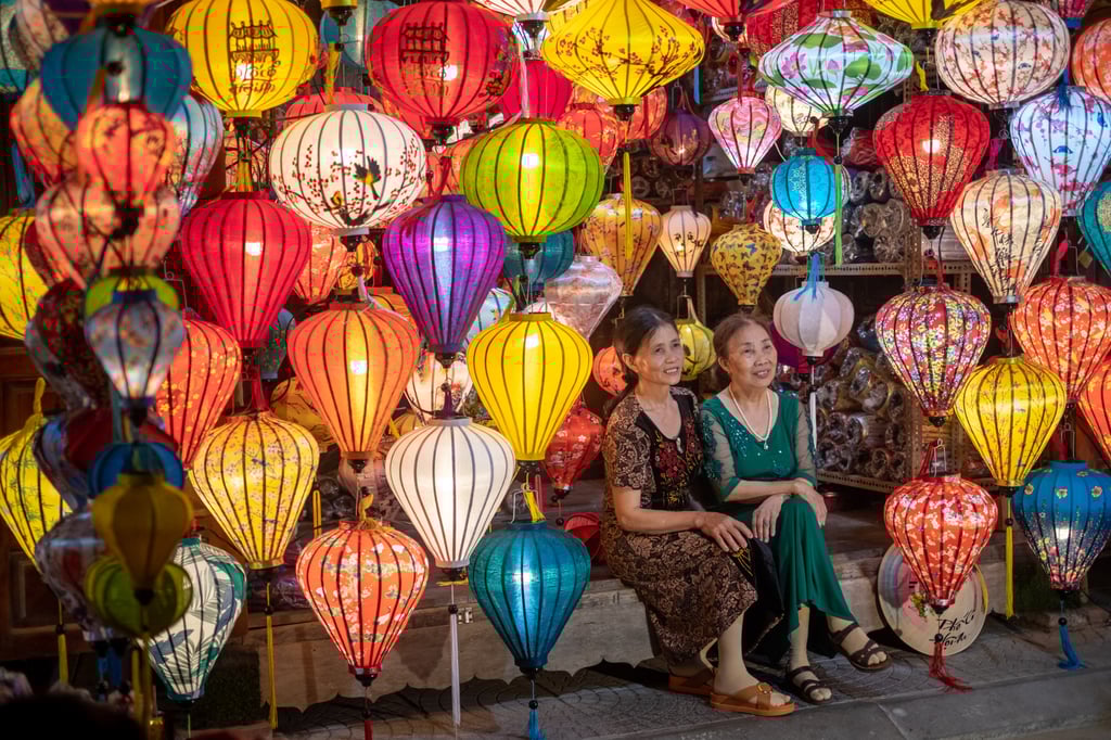 Traditional lanterns for sale in Hoi An’s old quarter. Photo: Getty Images