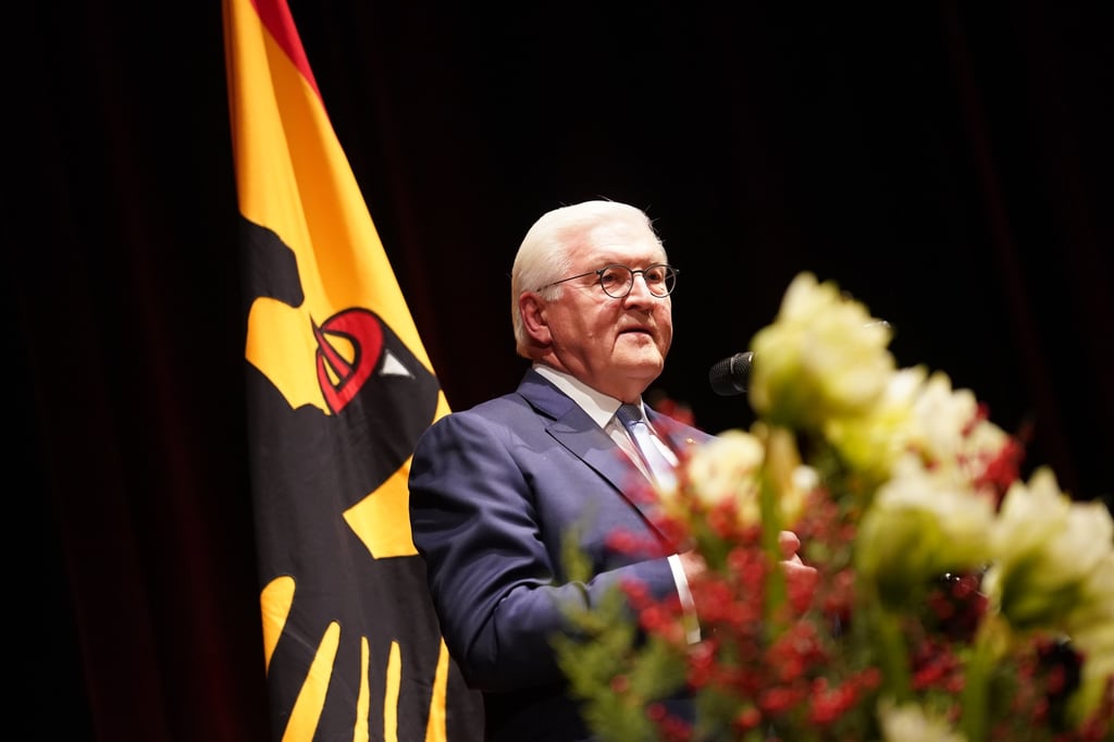German President Frank-Walter Steinmeier asked China to use its influence over Russia to help end the war in Ukraine. Photo: dpa