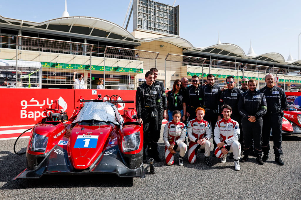 The Richard Mille Racing Team on the grid during the 8 Hours of Bahrain 2022, 6th round of the 2022 FIA World Endurance Championship on the Bahrain International Circuit. Photo: Handout